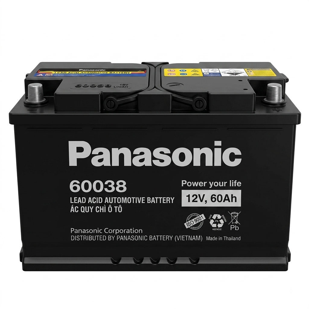 Ắc quy 12V-100AH PANASONIC 60038 (DIN)